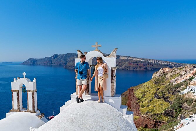 Santorini Private Photoshoot Tour by a Professional Photographer - Oia: blue domes, white walls, and the caldera