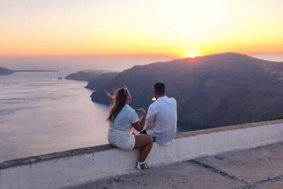 Santorini Private Picnic Sunset Tour - Imerovigli and the famous blue dome