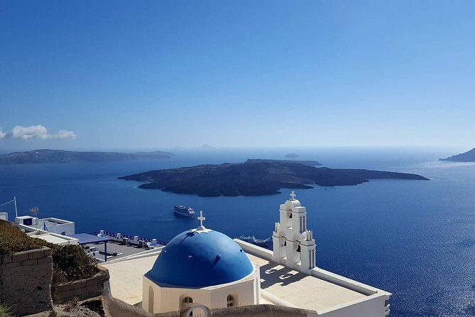 Santorini Private Romantic Tour with Dinner & Wine Tasting - Santo Wines: Four Wines, Local Pairings, Cliff Views