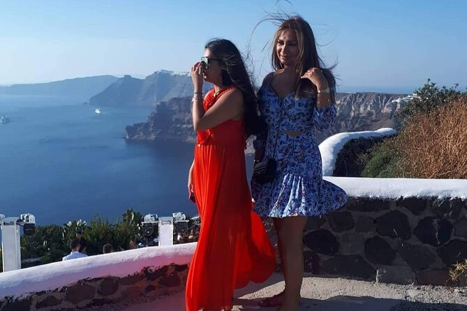 Santorini Private Tour 5hours Wine and local product tasting - Volcanic beaches make the geography visible