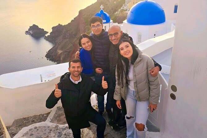 Santorini Private Tour Blue Domes - Imerovigli: balcony views and Skaros Rock moments