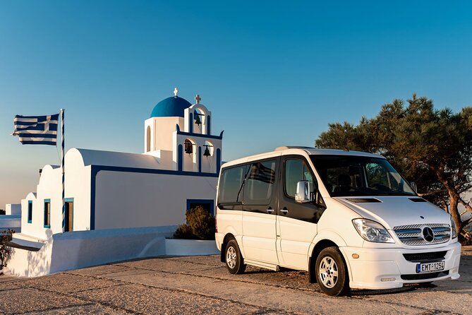 Santorini Private Transportation Services - What happens from booking to pickup