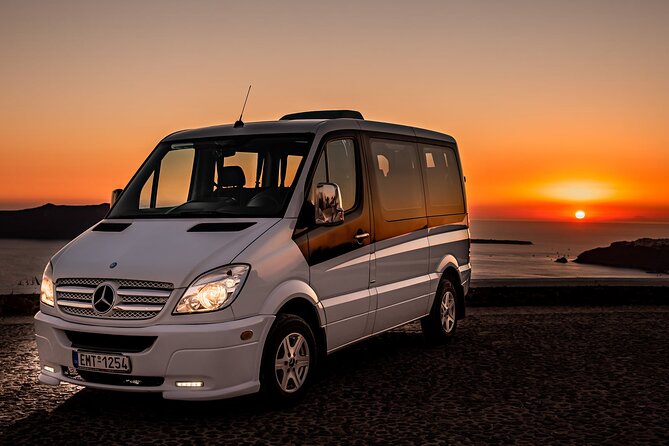Santorini Private Transportation Services - Riding as a group of up to nine