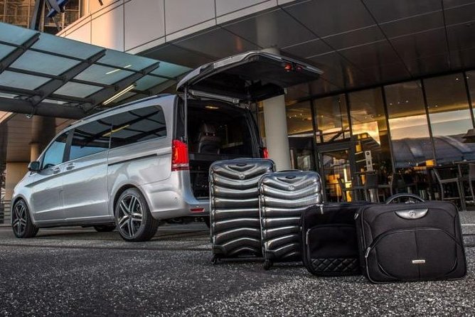 Santorini Private Transportation Services - The driver, vehicle, and route