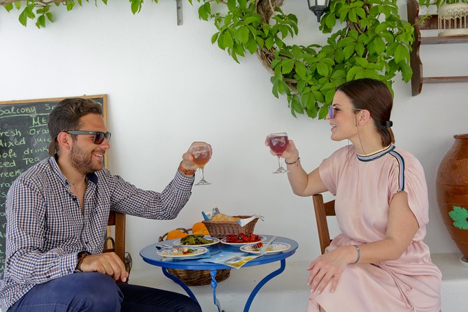 Santorini Private Wine and Food Tour - Hotel pickup and a private Mercedes