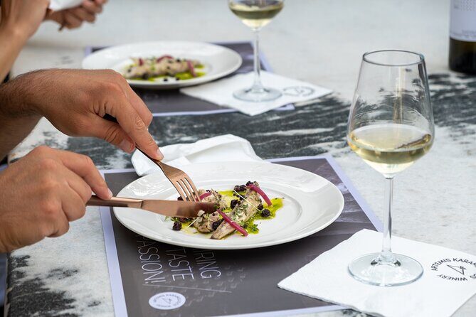 Santorini Private Wine Tour with Dinner & Oia Sunset - Artemis Karamolegos Winery: Assyrtiko From Volcanic Soil