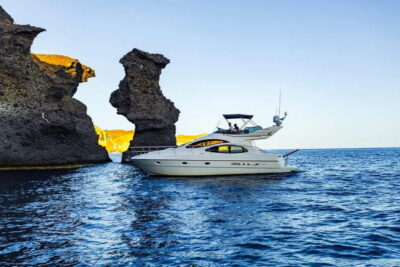 Santorini: Private Yacht Experience of Timeless Elegance - Hotel pickup and the ride to Vlychada Marina