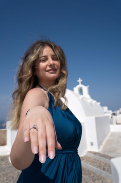 Santorini: Proposal Photoshoot l Private Entry to blue Dome - Who should book this Santorini experience