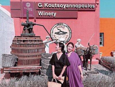 Santorini: Pyrgos, Winery & Oia - Monastery of Prophet Elias at 565 meters