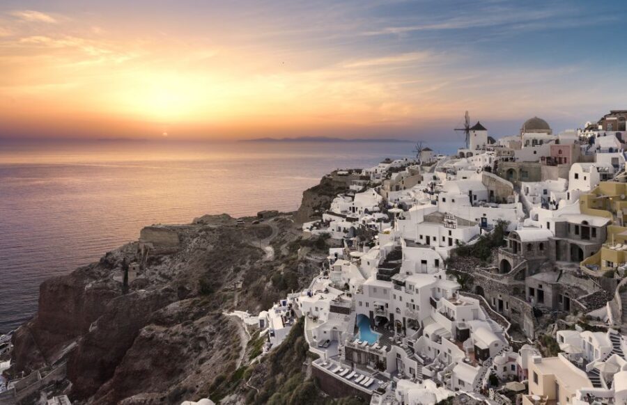 Santorini: Romantic Sunset Caldera Cruise with Dinner - Price and value around $76: what you’re really paying for