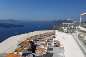 Santorini Round Tour - Firostefani Blue Dome: The 10-Minute Photo Shortcut