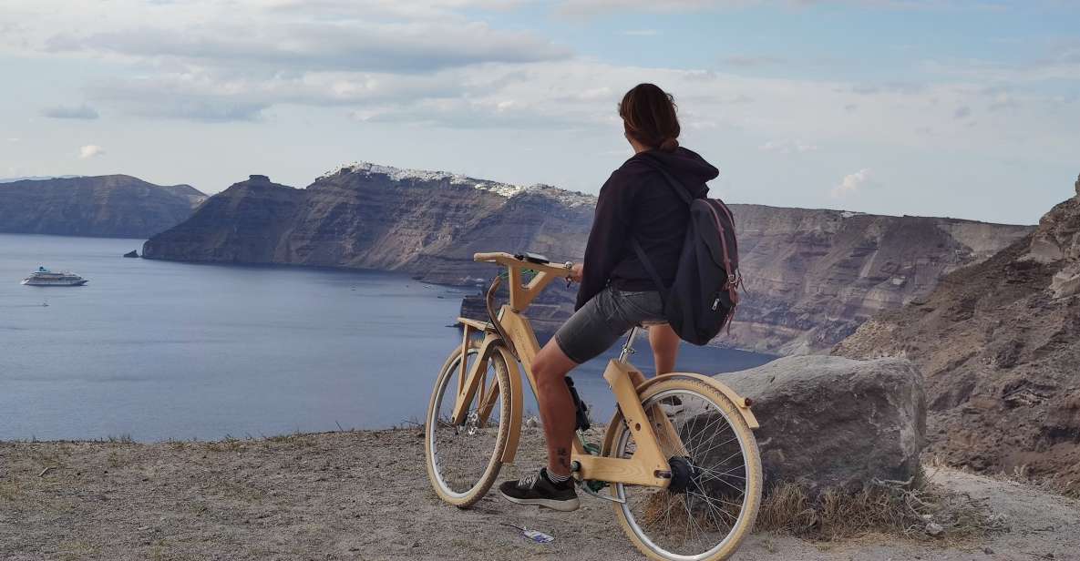Santorini's Handcrafted Wooden E-Bike Rental - Key points at a glance