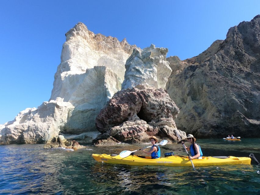 Santorini: Sea Caves Kayak Trip with Snorkeling and Picnic - Price and value for a 7-hour sea day