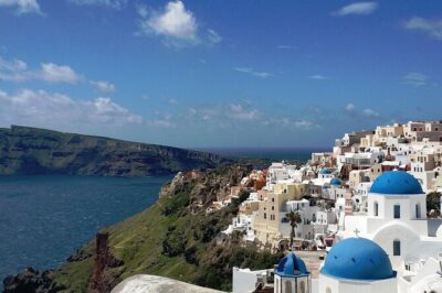 Santorini Shore Excursion: Private Sightseeing Tour - The blue dome: famous, photogenic, and very brief