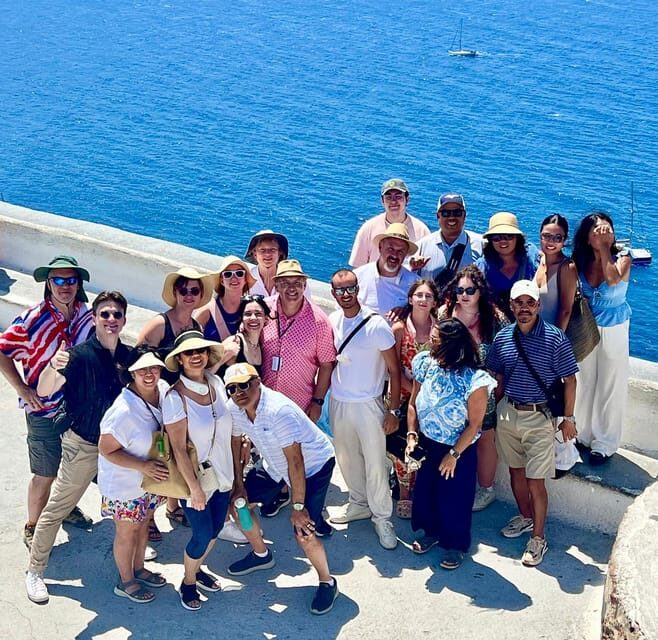 Santorini: Shore Excursion to Oia for Cruise Ship Passengers - Getting from the tender to the Fira cable car without losing the day