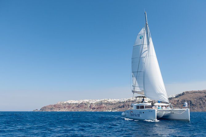 Santorini Small-Group Catamaran Sailing Trip(BBQ,drinks, transfer) - Ancient Lighthouse from Sea and Caldera Route: Why the Timing Matters