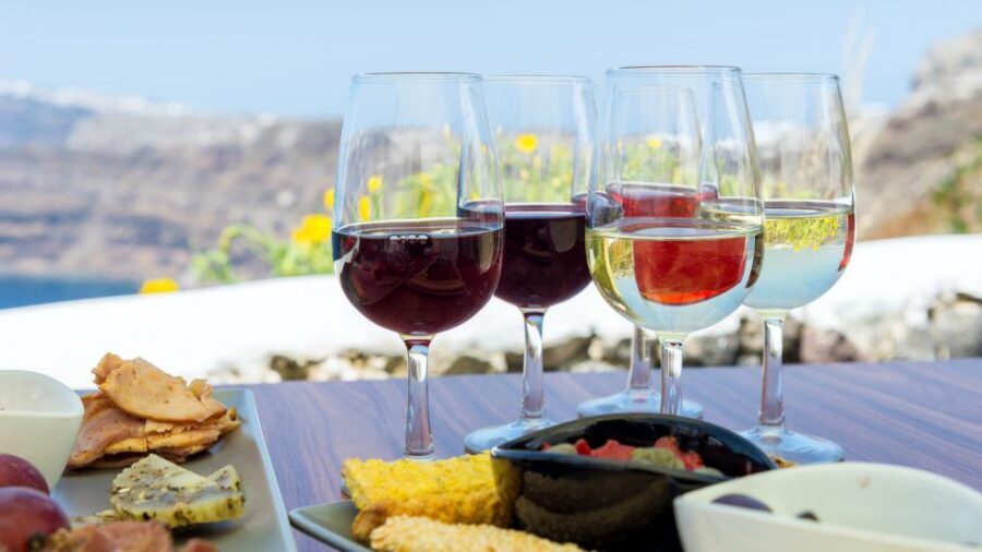 Santorini: Small Group Tour of 3 Local Wineries - Art Space Winery Museum Art Gallery: Pumice Rock Wine Meets Contemporary Art