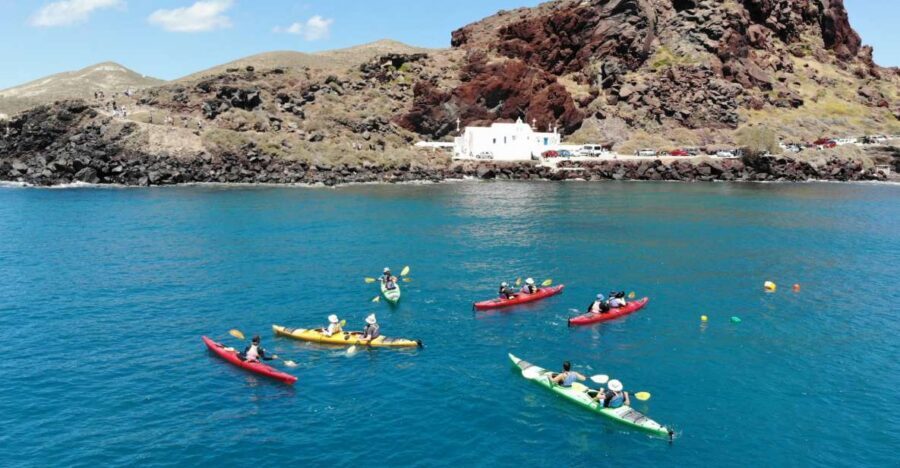 Santorini: South Sea Kayaking Tour with Sea Caves and Picnic - How Much Paddling Is It, Really?