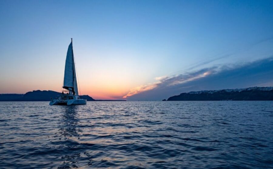 Santorini: Sunset Cruise with Swim Stops, Dinner, and Drinks - Price and Value for a 5-Hour Santorini Sunset Sail
