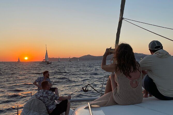 Santorini Sunset Sailing Cruise: Dinner, BBQ, Open Bar, Transfers - Key takeaways before you book