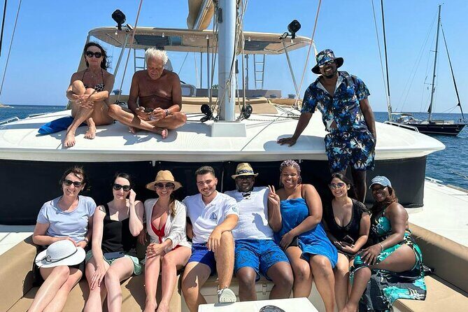 Santorini Sunset Sailing Cruise: Dinner, BBQ, Open Bar, Transfers - Volcano of Santorini hot springs: sulfur waters, one focused hour