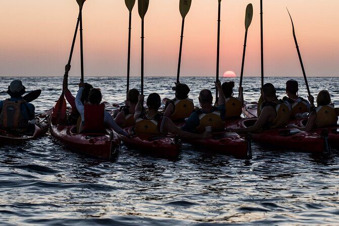 Santorini: Sunset Sea Kayak with Light Dinner with Pick-up Option - What to pack for a Santorini sea kayak at sunset