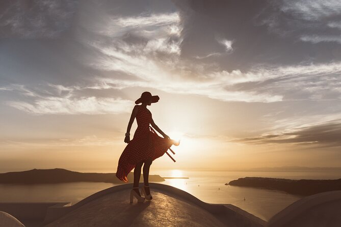 Santorini Sunset Walking Tour inc. tastings and 5 drinks - The Three Bells of Fira and Santorini seafood