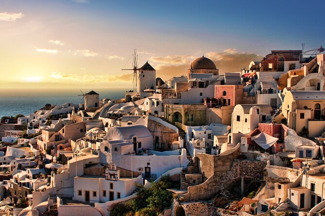 Santorini Sunset Walking Tour inc. tastings and 5 drinks - Price, group size, and what you receive