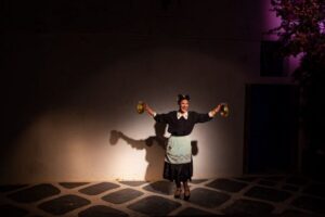 Santorini: The Greek Wedding Show - Your table and the food reality check: wine and meze, not dinner