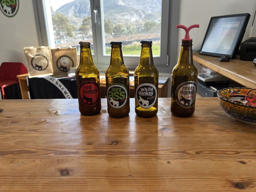Santorini: Three Wineries and One Brewery Tour with Tastings - Final Stop: ANHYDROUS (or a Partner Winery Like Hatzidakis, Venetsanos, or Artemis Karamolegos)