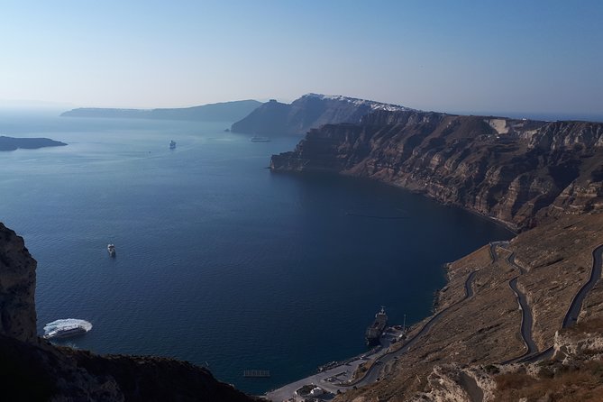Santorini Unique Experience Organized Half Day Tour - Red Beach: 20 minutes beside volcanic cliffs