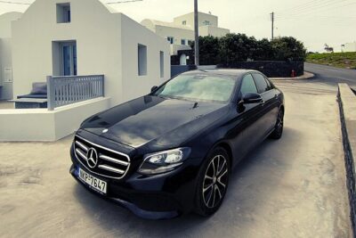 Santorini VIP Limousine Transfer Services - Meeting your chauffeur at Athinios New Santorini Port