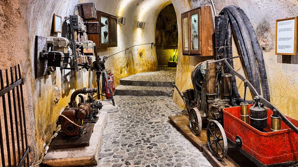 Santorini Visit Cave Wine museum and Wine tasting - What the $100 price includes
