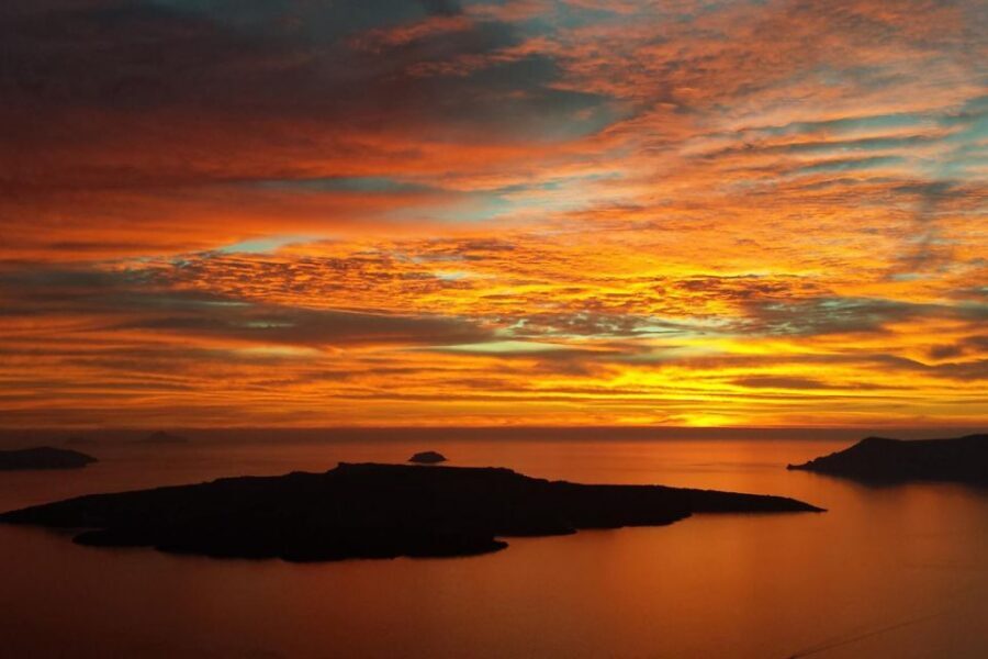 Santorini: Volcanic Sunset Cruise with Dinner - Hot springs reality check: 30 minutes, warm sulfur, and practical safety