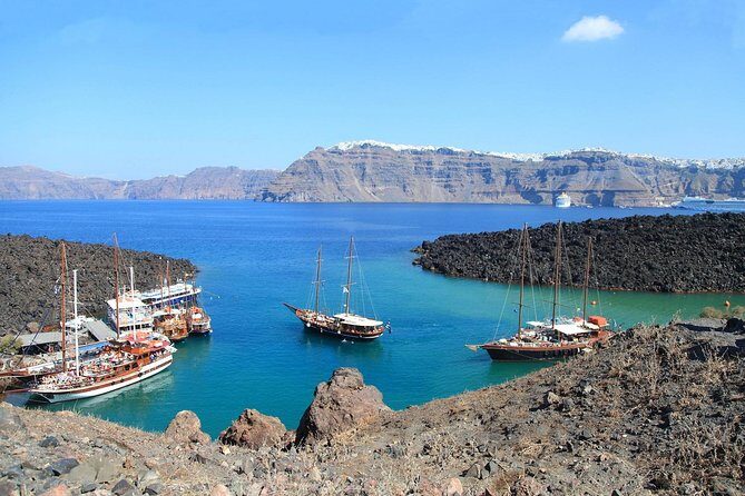 Santorini Volcano Tour - Stop 1: Nea Kameni and the Volcano Walk Up to the Ridge
