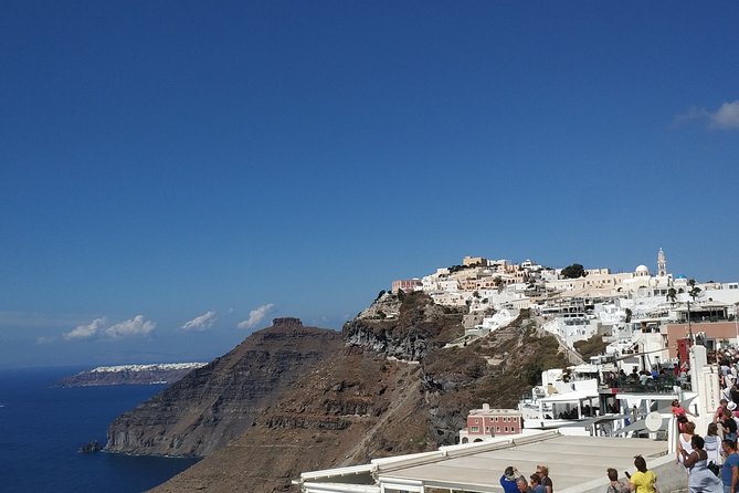 Santorini: Walking Tour of Fira - The Three Bells of Fira viewpoint