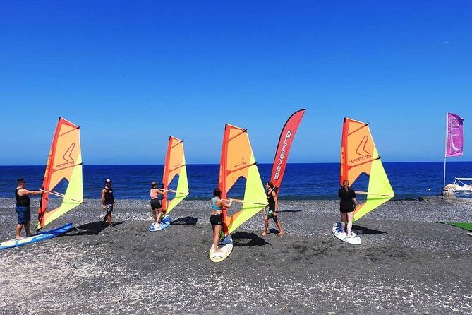 Santorini Windsurfing lessons - Learning fast: the techniques that make windsurfing click