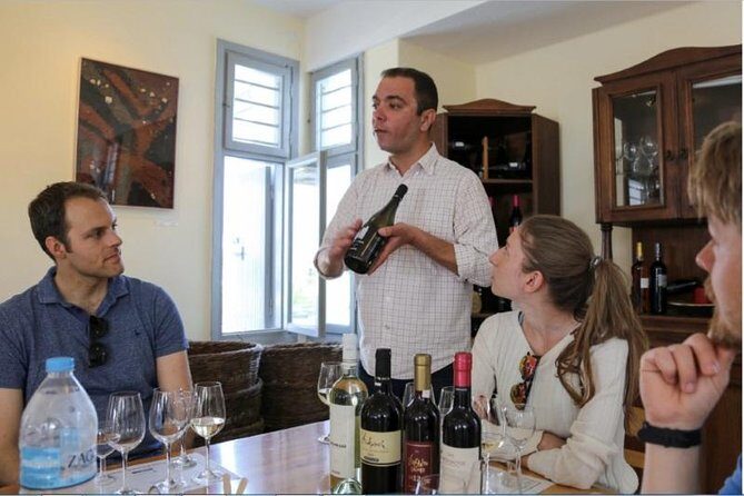 Santorini Wine Adventure with 12 Wine Tastings, Tapas and Sunset - Santo Wines: Where the Sunset Option Becomes the Main Event