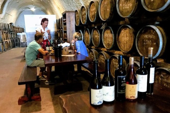 Santorini Wine and Food Experience with pick up included - Eight wines, local beer, and how the tasting works