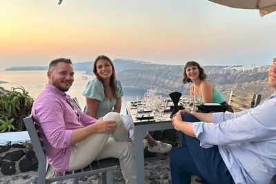 Santorini Wine Tasting: Day or Sunset Private Tour - First Stop: Gaia Winery or Anhydrous Winery