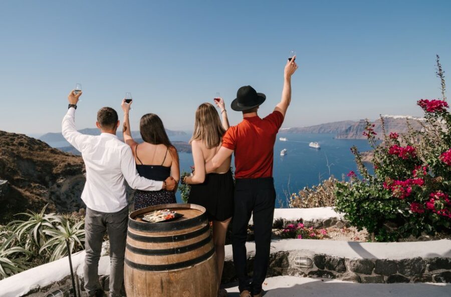 Santorini: Wine Tasting Tour to 3 Wineries with Transfer - Aroma Avlis Winery (afternoon): the third stop that rounds out the palate