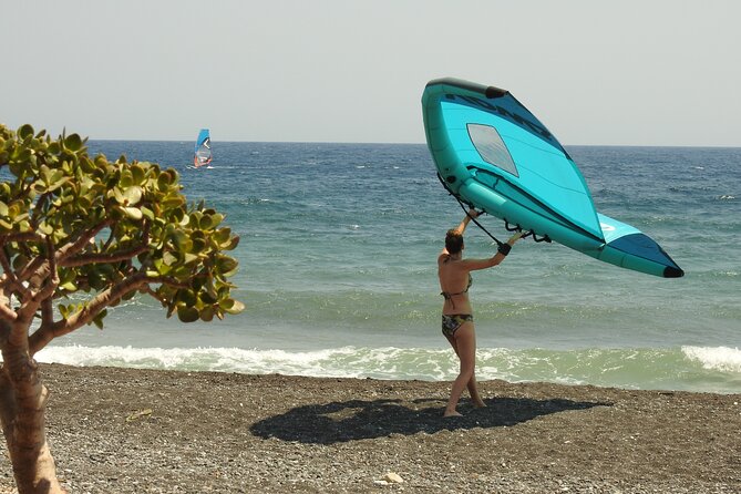 Santorini Wing Foil Surf Lesson for Beginners - Why this Kamari lesson is a good first step