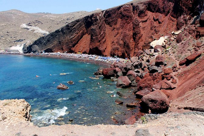 Santorini Winter Panorama - Akrotiri Lighthouse and the open Aegean