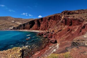 Santorini_Panoramic Tour - Kamari Black Beach: volcanic shore + a meal you pick