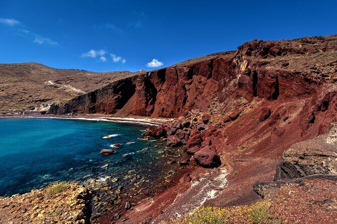 Santorini_Panoramic Tour - Kamari Black Beach: volcanic shore + a meal you pick