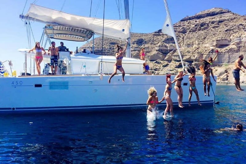 Santorini:All-inclusive Catamaran Cruise with Thirassia Stop - Why the catamaran format beats hopping by land