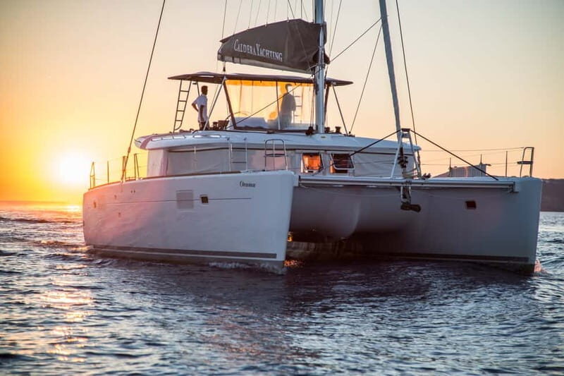 Santorini:All-inclusive Catamaran Cruise with Thirassia Stop - Thirassia Island swim and snorkeling: the extra stop that makes the cruise feel longer