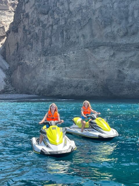 Santorini:Volcanic Beaches Cruise With Jet Ski - Jet-Skiing Santorini’s Volcanic Coast in 90 Minutes