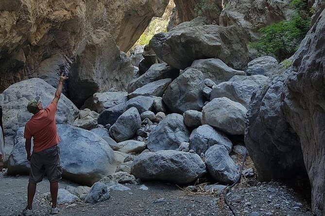 Sarakina Gorge, Kritza, Oliveoil Tasting, Mountains, South Coast - Paralia Myrtos: Swim in the Libyan Sea After the Climb