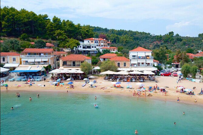 Sea and Sun day cruise from Skiathos - Stop 1: Lalaria Beach and the white-cliff wow factor